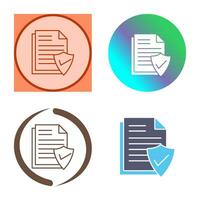 Valid Document Vector Icon