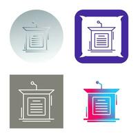 Podium Vector Icon