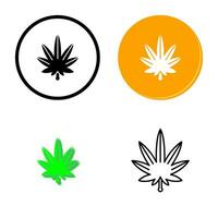 Weed Vector Icon