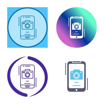 icono de vector de camara