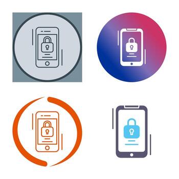 icono de vector de bloqueo