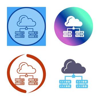 icono de vector de servidor