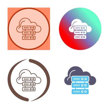 icono de vector de servidor