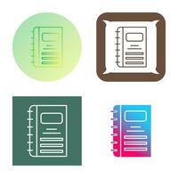 Notebook Vector Icon