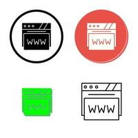 Web Browser Vector Icon