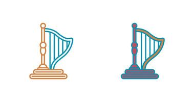 Harp Vector Icon