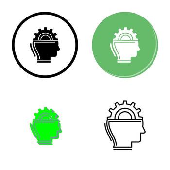 Machine Learning Vector Icon