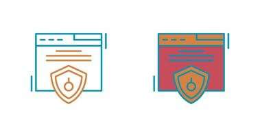Web Security Vector Icon
