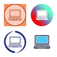 icono de vector de laptop