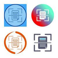 Scan Vector Icon