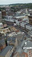 High Angle View of Luton Town of England video