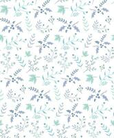 Seamless floral pattern with watercolor winter christmas pattern design. vector