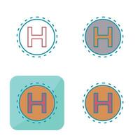 Helipad Vector Icon