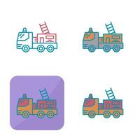 Fire Truck Vector Icon