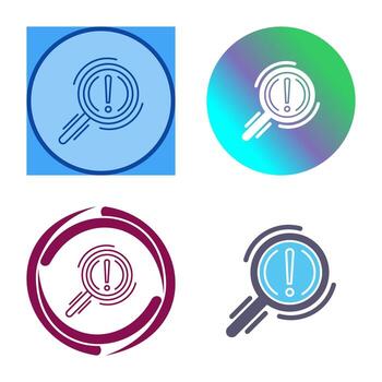 icono de vector de problema