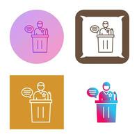 Debate Vector Icon