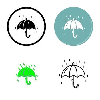 Raining Vector Icon