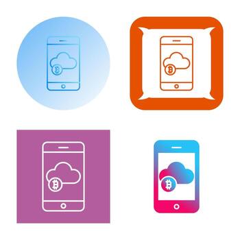 icono de vector de nube