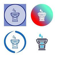 Water Bucket Vector Icon