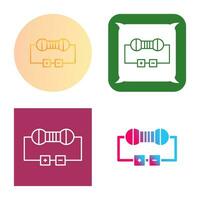 Resistor Vector Icon