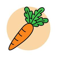 Carrot Vegetable Healthy Food Vector Illustration