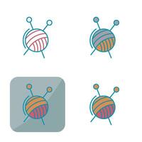 Knitting Vector Icon