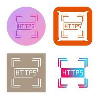 icono de vector de https