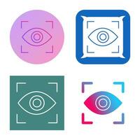 Eye Scan Vector Icon