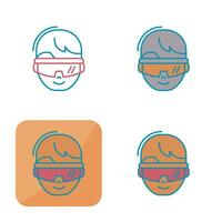 virtual Reality Glasses Vector Icon