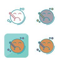 icono de vector enfermo