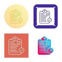 Secure Notepad Vector Icon