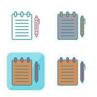 Notepad Vector Icon