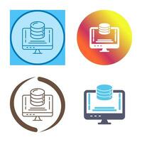 Data Storage Vector Icon