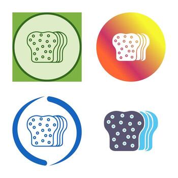 icono de vector de pan