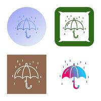 Raining Vector Icon