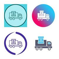 Fuel Truck Vector Icon