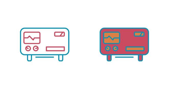 Oscillscope Vector Icon