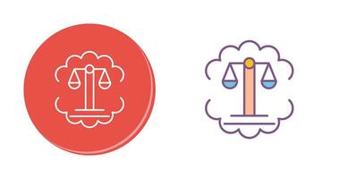 Justice Scale Vector Icon