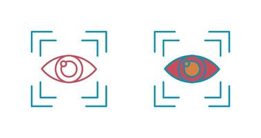 Eye Scan Vector Icon