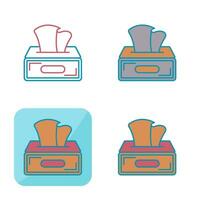 Tissue Box Vector Icon