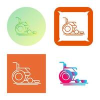 Wheel Chair Vector Icon