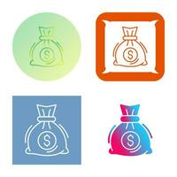 Money Bag Vector Icon