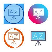 From A To Z Vector Icon