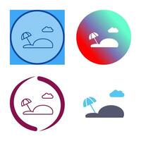 Beach Vector Icon