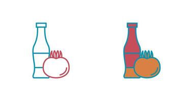 Tomato ketchup Vector Icon