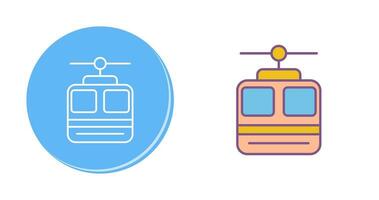 Cable car Vector Icon