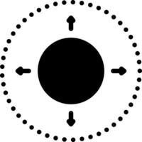solid icon for etpanding vector