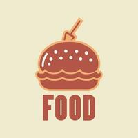 Food logo design vector