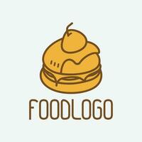 Food logo design vector