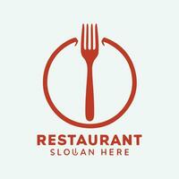 Food logo design vector